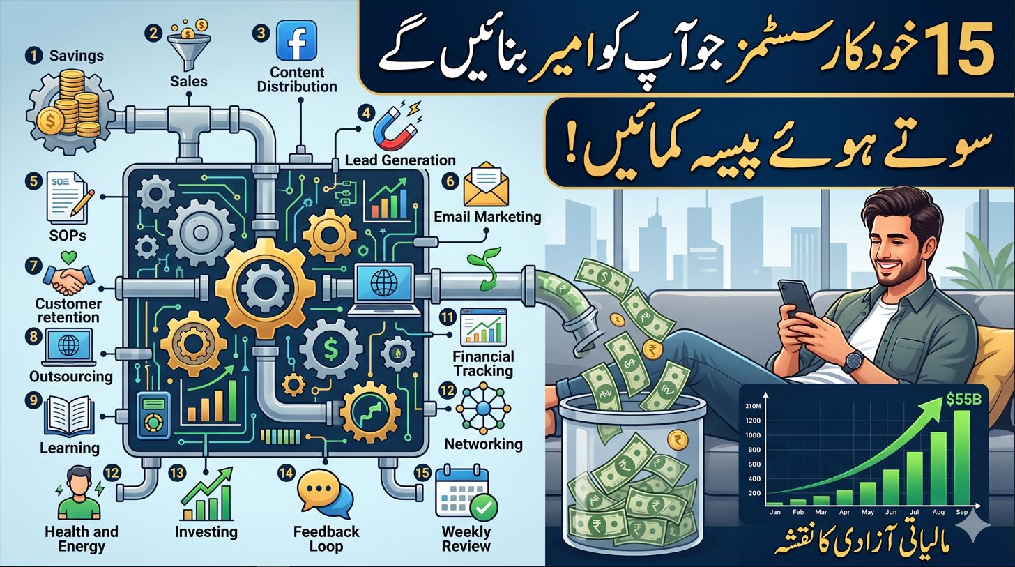 پندرہ سسٹم بنائیں۔